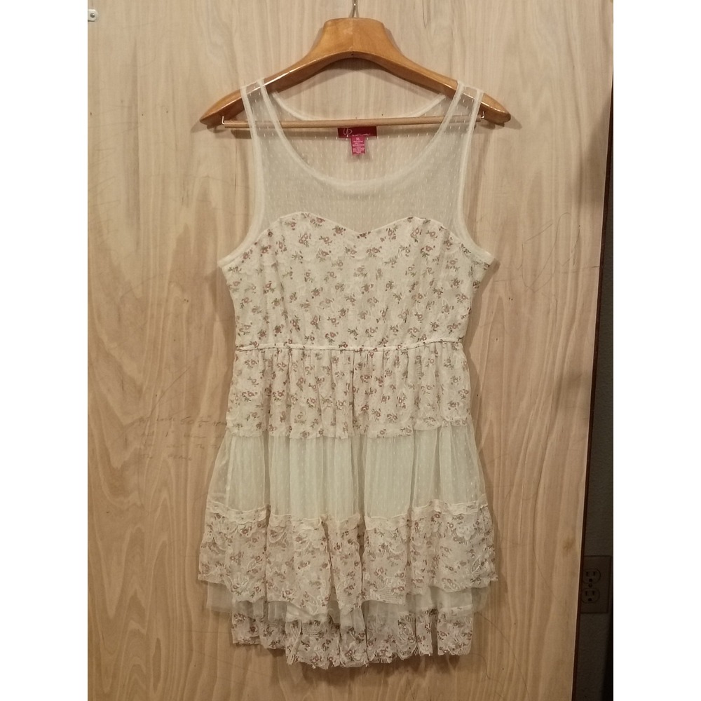 UP By Ultra Pink Juniors Dress Summer Lace Fairy Size Extra Large C4